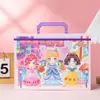 Caja Mágica Magnética de Niña Antigua Princesa Libro Silencioso Magnético Caja de Regalo Traje Niña Pintura Pegatinas Juguetes Educativos