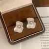 Pendientes de Perla y Flor Mate de Lujo Ligero y Exquisitos, Estilo de Moda y Sencillo, Diseño de Alta Gama, Pendientes Únicos de Nicho para Mujer