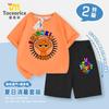 Rhythm Box Ropa de Manga Corta para Niños Sprunki Caja de Música Top Algodón Pantalones Cortos de Verano Traje Casual 8