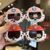 Óculos de Sol Polarizados Infantis Latido de Filhote Desenho Animado Fofos Óculos de Sol de Silicone Macio Óculos de Armação Macia para Férias Meninos Brincam Estilosos