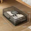 Caja de almacenamiento para debajo de la cama, gabinete plano extraíble, estante de almacenamiento para debajo del televisor, caja de almacenamiento para zapatos debajo del sofá con ruedas
