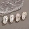 2026 Nuevos Accesorios de Alta Gama para Pulsera y Collar DIY, Forma de Diosa, Perlas de Imitación de Agua Salada Huecas, 15*26mm
