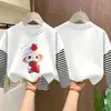 Camiseta base de imitación de dos piezas para niñas, ropa de otoño, algodón puro casual nuevo estilo 2026, camiseta de manga larga para niñas, temporada de otoño