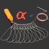 Candado de acero inoxidable para peces, candado portátil, hebilla para peces, candado para peces Luya, candado con hebilla para peces vivos, candado de acero inoxidable, candado para peces