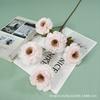 Nuevo juego de 5 piezas de flor artificial de peonía multicapa Flor de Loto Rocío boda salón de bodas techo carretera alta plomo flor decorativa comercio exterior