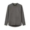 Sudadera unisex de gamuza con cuello redondo y manga larga con diseño de patchwork, novedad otoño 2026, top casual holgado
