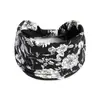 Diadema Tie-Dye Versión Amplia Europea y Americana de 18 cm de Ancho, Diadema Deportiva de Yoga Color Arcoíris, Diadema Elástica Absorbente de Sudor para Mujer