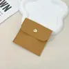 Ins estilo simple imitación microfibra flocado joyería collares anillos pendientes cierre de broche accesorio de almacenamiento bolsa monedero