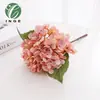 Flor de Hortensia Artificial de Color Otoño Vintage de Venta Caliente Transfronteriza, Tallo Único de Flor de Seda para Boda, Hotel, Decoración del Hogar y Arreglo de Fondo