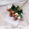 Brote Perlado Simulado de 15 Cabezas, Ramilletes de Flores Artificiales para Bodas, Arreglos Florales Hechos a Mano de Alta Gama, Flores para el Paisajismo del Salón de Bodas