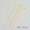 Cor de tronco bambu poste de lanterna crianças DIY material artesanal sólido acessórios de poste de lanterna bambu vara de mão