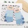 Guantes Cálidos Estilo Coreano para Invierno, Engrosados para Ciclismo, Separados por Dedos, a Prueba de Frío, Felpa de Cristal de Terciopelo para Pantalla Táctil, Lindos para Mujer Estilo Nuevo