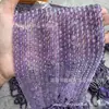 Serie Morada Piedra Natural Cuentas Redondas Amatista Soñadora Cuentas Sueltas Ágata de Vidrio Morado Sintético K9Diy Accesorios para Joyería