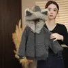 Sudadera con capucha de forro polar a rayas, invierno nuevo, engrosada, estilo perezoso y holgado, top para bebés niños y niñas, transfronterizo