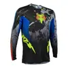 Ropa de Descenso de Zorro de Manga Larga de Venta Caliente Transfronteriza, Camiseta de Motocicleta Todoterreno de Secado Rápido, Camisa Casual, Ropa de Ciclismo