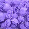 Cabeça de Rosa de 3,5CM Espuma PE Fio de Cinto Flor Simulação DIY Decoração de Casamento Guirlandas Acessórios Acessórios Caixa de Doces