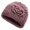 Chapéus de Inverno para Mulheres de Meia-Idade e Idosas, Espessados com Lã Sintética, Chapéus Quentes para Mães, Chapéus de Lã Tricotados para Senhoras Idosas no Outono