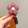 Dulce Lazo Coreano Cuerda de Teléfono Cuerda para el Cabello Cola de Caballo Tendón de Goma No Hail Trenza de Burbujas para Bebé Cuerda para el Cabello de Flor