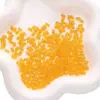 3 cuentas acrílicas transparentes de 6 mm de color sólido tipo cacahuete para pulseras y collares hechos a mano.