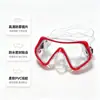 Especial para adultos transfronterizos máscara de buceo borde rojo cristal templado máscara de snorkel equipo para jugar en el agua natación en la playa