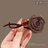 Pinza para el pelo de cuentas estilo coreano para mujer, pinza de tiburón elegante, pinza de torsión, accesorio para el pelo de Yiwu, pasador