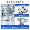 Fábrica atacado PU chinelos anti-estáticos grandes quatro olhos frios pegajosos sapatos anti-estáticos limpar livre de poeira esd trabalho sandálias
