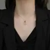 Novo colar de projeção de gato feminino 100 idiomas projeção corrente clavicular moda japonesa e coreana pingente de desenho animado feminino comércio exterior