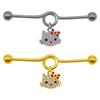 Pendientes de cabeza de gato transfronterizos de Gaby Europa y Estados Unidos, pendientes de acero inoxidable, lindos pendientes de gato, pendientes, joyas para perforaciones en el cuerpo +