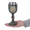 Copa de Vino de Calavera Resina Copa de Calavera Vajilla Personalizada Decoración del Hogar Copa de Vino de Calavera Forro de Acero Inoxidable