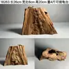 Ornamento de Paisaje de Madera para Acuario Tamaño Pequeño Puente de Arco de Madera de Tejo Morado Natural Tocones de Árboles Sudamericanos Plataforma para Tomar el Sol de Tortuga Escondite Pilar Hundido