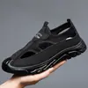 Sandalias de Verano para Hombre con Dedos Separados Transfronterizas, Zapatos Ligeros Antideslizantes para Exteriores, Deportes y Ocio, Chanclas de Malla Hueca