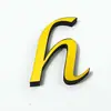 Pegatinas de Pared con Alfabeto Inglés Transfronterizo Pegatinas de Letras de Espejo Acrílico 3D Decoración de Espejo DIY para Sala de Estar