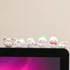Decoración Creativa para Escritorio de Oficina de Animales Pequeños Estabilizador de Ánimo Figura de Dibujos Animados Adorno para Pantalla de Computadora Alivio del Estrés