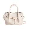 2026 Bolso Cubo Nuevo Simple Plegado Moda Primavera/Verano Bolso de Hombro Único Cruzado Bolso de Mano Cuadros para Viajes Diarios para Mujeres