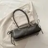 Bolsa de Mão de Luxo de Nicho para Mulheres, Bolsa Estilo Bowling, Nova Bolsa Grande de Couro Oleado para o Dia a Dia, Tendência Transfronteiriça