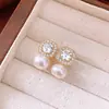 Pendientes de Perla de Alto Gama Retro