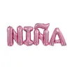Globos de Papel de Aluminio con Letras de una Sola Pieza para Decoración de Globos para Fiestas de Festival en Centros Comerciales Decoración de Habitaciones de Boda Arreglo de Conjunto de Globos