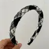 Colección de Diademas de Moda Estilo Coreano, Diademas de Tela Versátiles, Pinzas para el Cabello Clásicas a Cuadros, Buenos Artículos en Remate