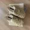 Primer Encuentro Temporada Camelia Francesa Zapatos Peludos Cómodos sin Cordones para Mujer Otoño/Invierno Mocasines con Forro de Terciopelo Suela Suave Zapatos para Conducir