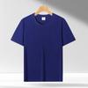 Playera de Algodón de Amoníaco Líquido Fresco de Cuello Redondo de Manga Corta con Logotipo Personalizado Transpirable Ropa de Trabajo Publicidad Corporativa Uniforme de Clase de Equipo Bordado