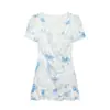 Comercio exterior transfronterizo ropa de mujer, vestido de punto a rayas elegante de manga corta ajustado con cuello polo 5536052