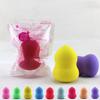 Esponja de calabaza hidrofílica Huevo de belleza forma de gota de agua Algodón de calabaza Huevo de belleza