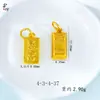 Accesorios para Joyería DIY con Mensajes Auspiciosos, Colgante Nudo de la Paz Chapado en Oro Estilo Chino Nuevo, Estilo Nacional Retro Artístico