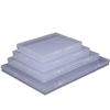 Caja de Plástico Transparente Rectangular de 1.7cm para Almacenamiento Empaque Transfronterizo Pegatina de Tarjeta Accesorios Digitales Caja Cubierta a Prueba de Polvo