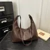 Bolso de Cuero Suave de Gran Capacidad para Mujer 2026 Nueva Moda Bolso de Hombro con Cadena para Debajo del Brazo Color Sólido Casual para el Trabajo Bolso Tote