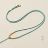 Cuerda tejida a mano de 2 mm, cuerda resistente al desgaste, colgante de cuerda con hebilla de paz, collar con colgante de jade para hombres y mujeres, cordón masculino de Buda, venta al por mayor de fábrica
