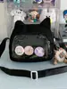 Bolsa Transparente Estilo Menina Japonesa para Dor Pequena Lancheira Bolsa de Ombro Transversal Versátil Casual para Celular Bolsa Pequena Simples