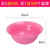 Lavabo de Salón de Belleza Lavabo Pequeño Plástico de Alta Gama Transparente Bolsa de Lavabo Desechable Suministros Especiales de Belleza