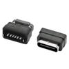Conector Hembra Impermeable Tipo-C de 6 Pines Recto H=6.85Mm Plug-in Vertical Puerto de Carga