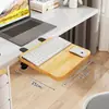 Tabla de Extensión de Escritorio Plegable Escritorio para Computadora Bandeja para Teclado Sin Perforaciones Extensión de Escritorio de Oficina Soporte de Brazo Ensanchado